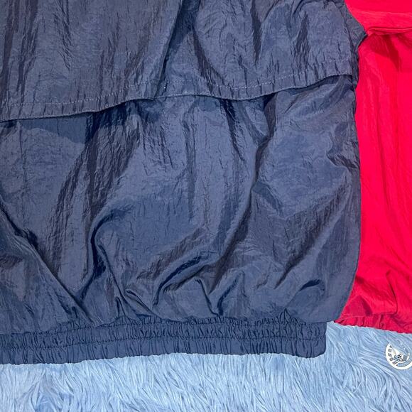 VINTAGE B.I Gear Half Zip Windbreaker Jacket Size Large Mens Blue Unisex Casual - Picture 9 of 15